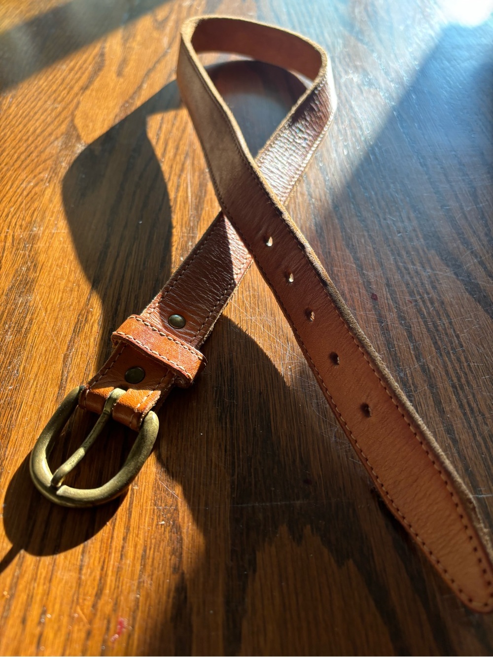🌸🌺3 for $30🌸🌺- Coastal Cowgirl Soft Leather Belt in Tan - Picture 3 of 4